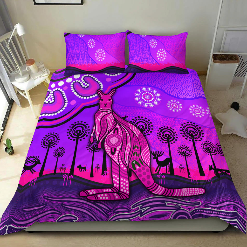 aboriginal-art-kangaroo-bedding-set-indigenous-unique-vibes-purple