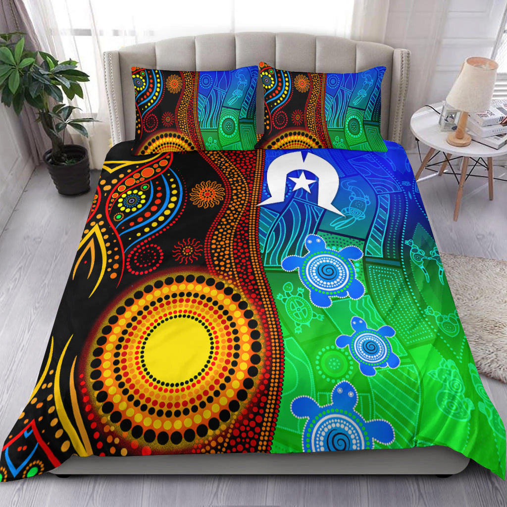 australia-indigenous-aboriginal-and-torres-strait-islands-bedding-set-flag-vibes