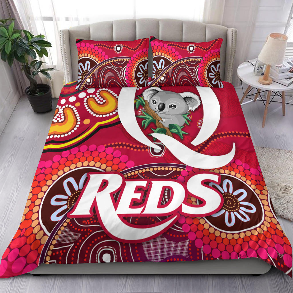 queensland-reds-aboriginal-bedding-set-koala-indigenous-vibes