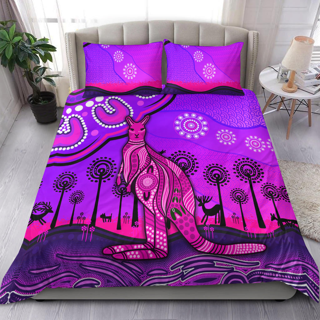 aboriginal-art-kangaroo-bedding-set-indigenous-unique-vibes-purple