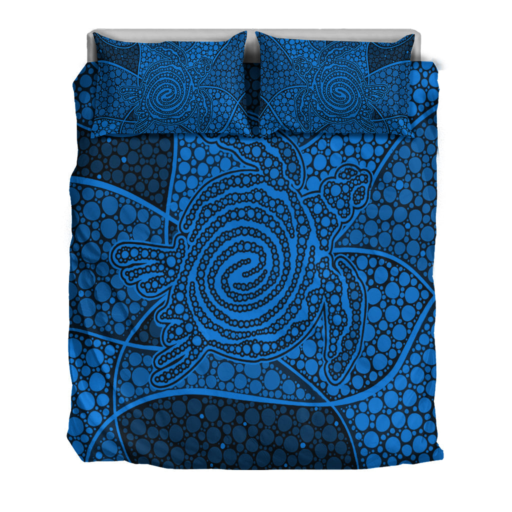 turtle-bedding-set-aboriginal-blue-style