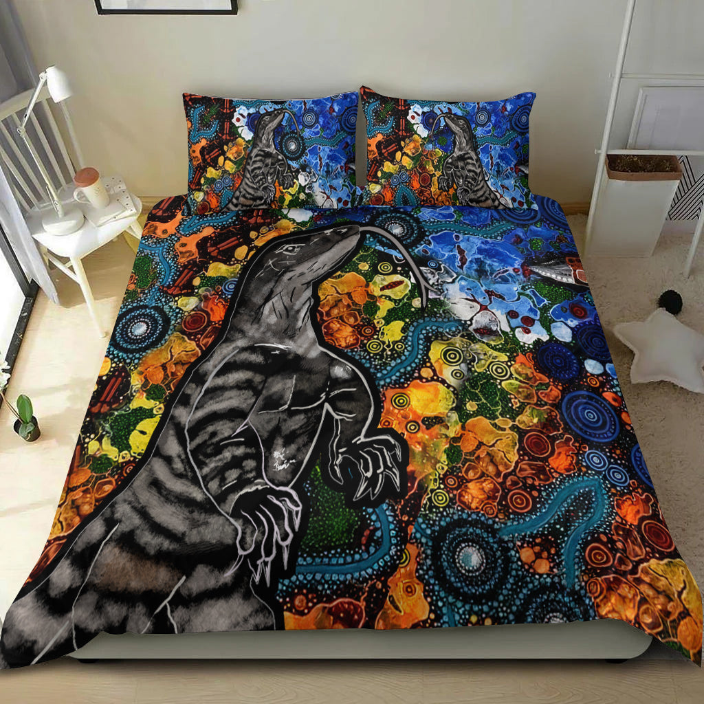 Aboriginal Lizard Tribal Bedding Set LT6