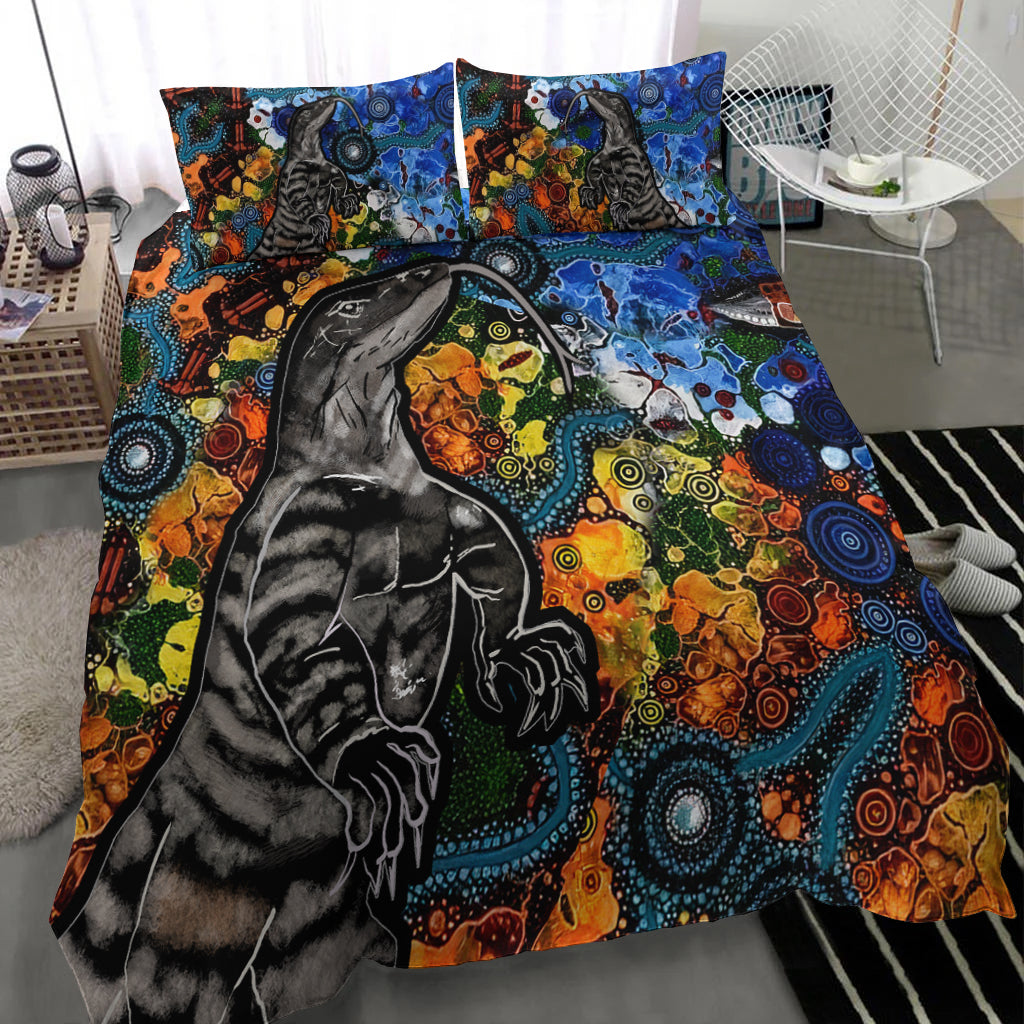 Aboriginal Lizard Tribal Bedding Set LT6