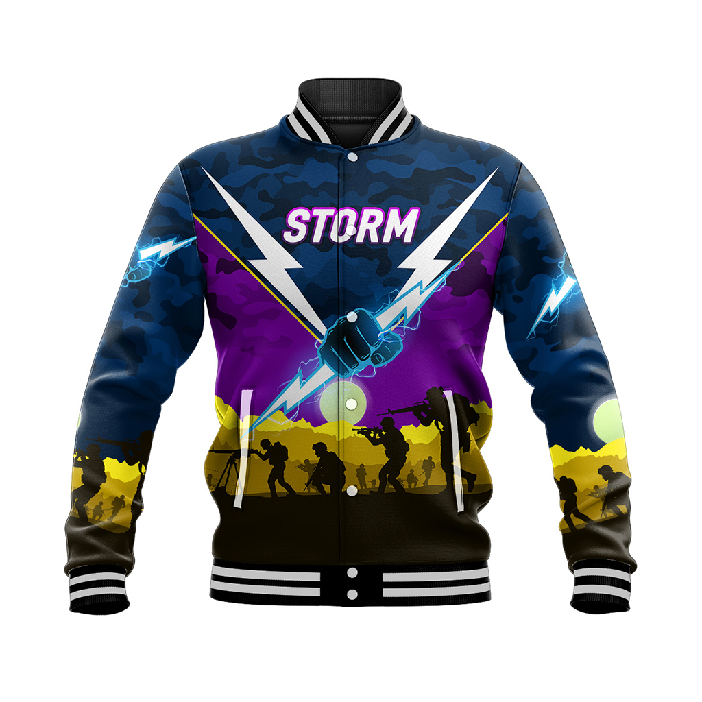 custom-personalised-melbourne-storm-anzac-2022-baseball-jacket-simple-style