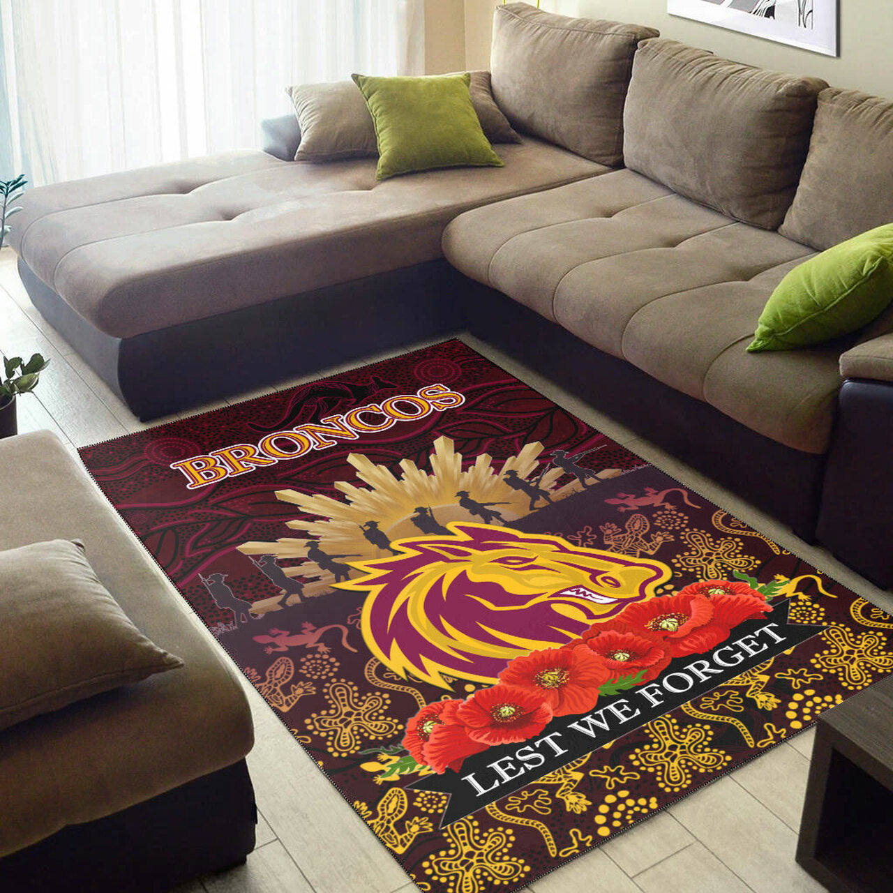 broncos-rugby-area-rug-anzac-broncos-animals-in-aboriginal-art-area-rug