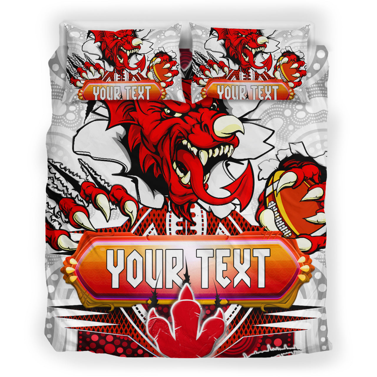 st-george-aboriginal-rugby-bedding-set-custom-indigenous-super-dragons-scratch-style