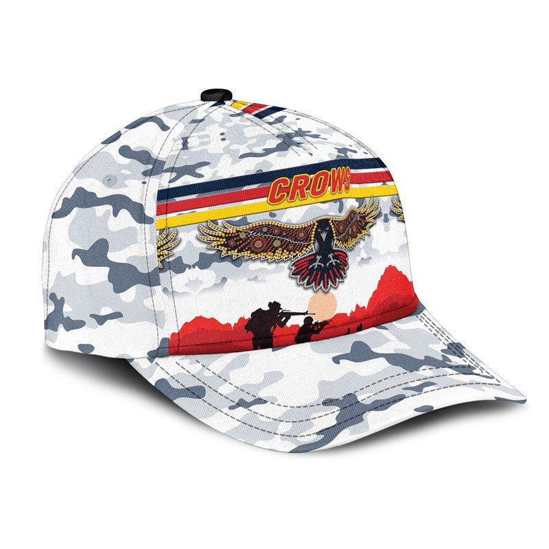 custom-personalised-adelaide-crows-anzac-afl-classic-cap-simple-style-white