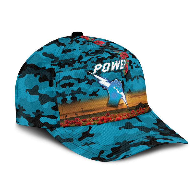 custom-personalised-port-adelaide-power-anzac-afl-classic-cap-poppy-vibes