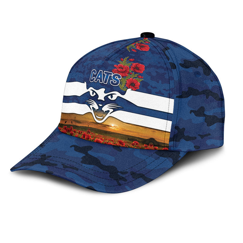 custom-personalised-geelong-cats-anzac-afl-classic-cap-poppy-vibes