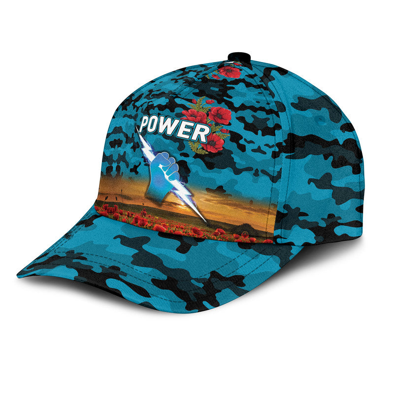 custom-personalised-port-adelaide-power-anzac-afl-classic-cap-poppy-vibes