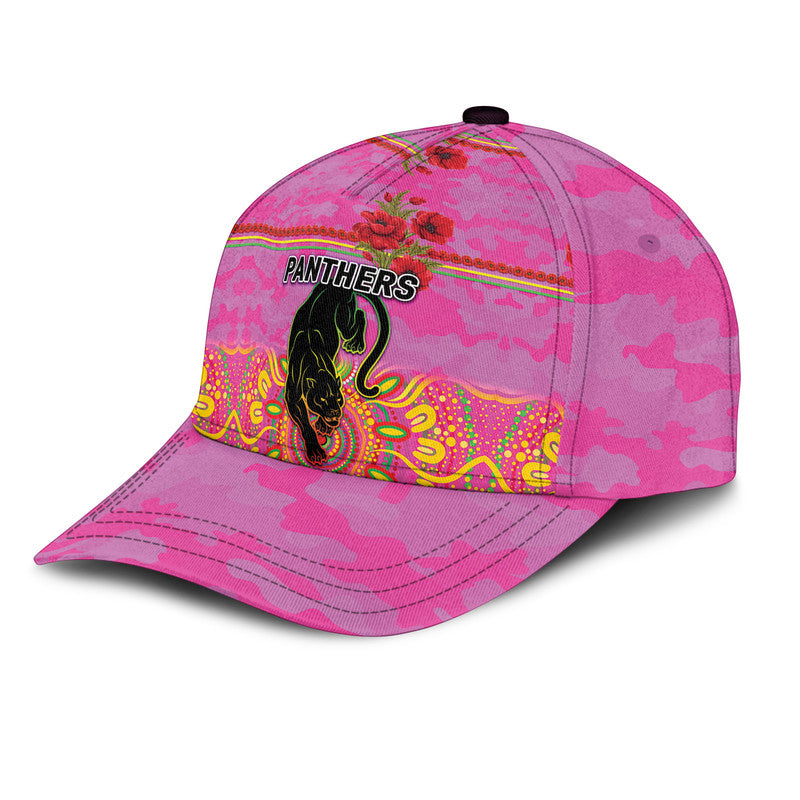 custom-personalised-penrith-panthers-anzac-2022-nrl-classic-cap-indigenous-vibes-pink