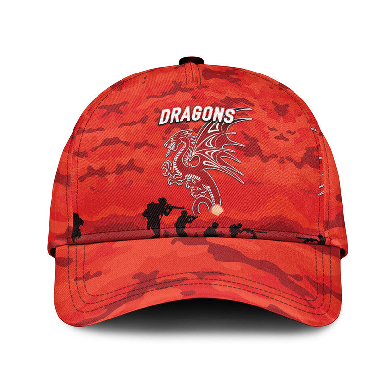 st-george-illawarra-dragons-anzac-2022-nrl-classic-cap-simple-style-red