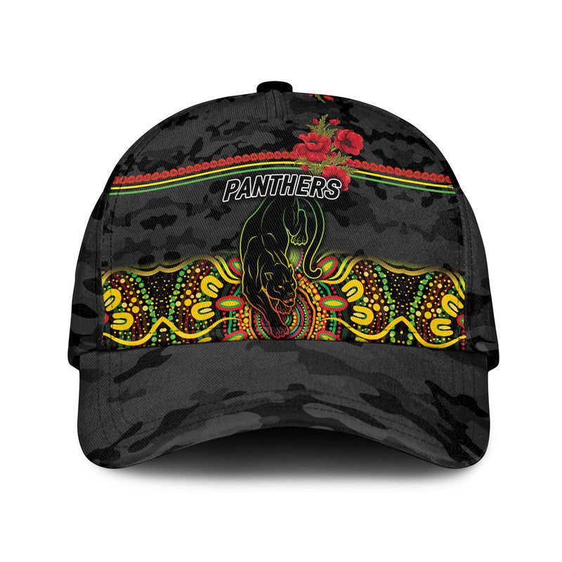 custom-personalised-penrith-panthers-anzac-2022-nrl-classic-cap-indigenous-vibes-black