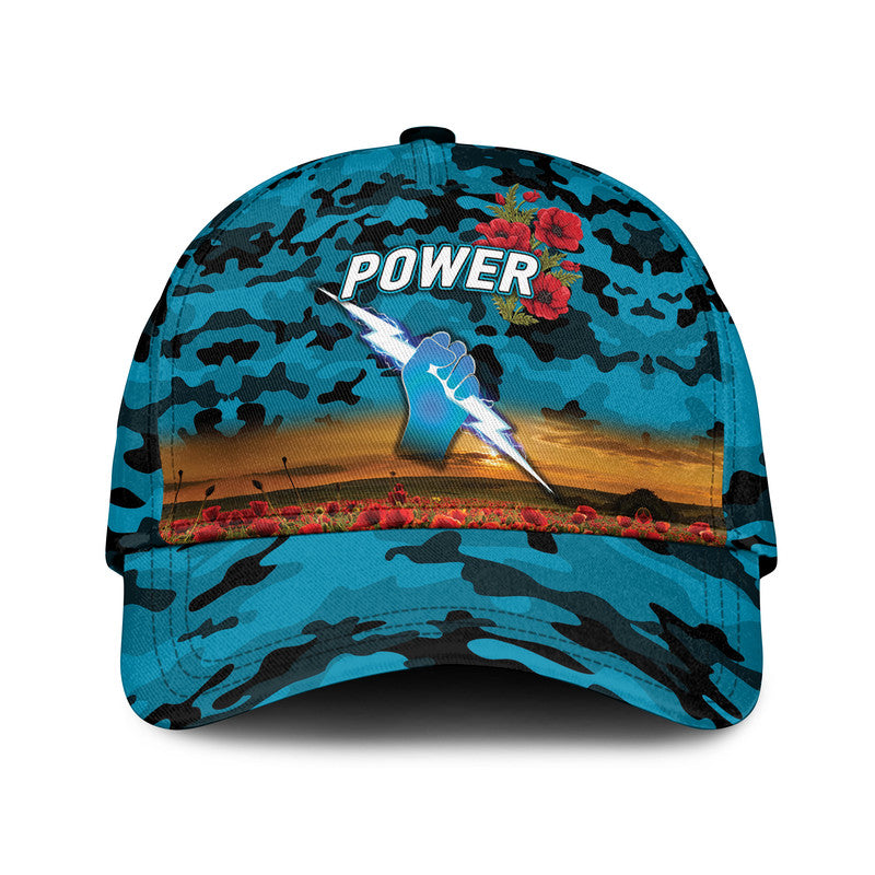 custom-personalised-port-adelaide-power-anzac-afl-classic-cap-poppy-vibes