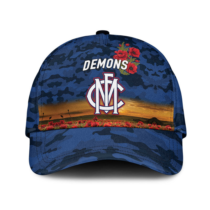 melbourne-demons-anzac-afl-classic-cap-poppy-vibes