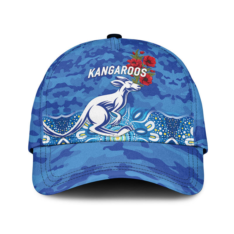 custom-personalised-north-melbourne-kangaroos-anzac-afl-classic-cap-indigenous-vibes