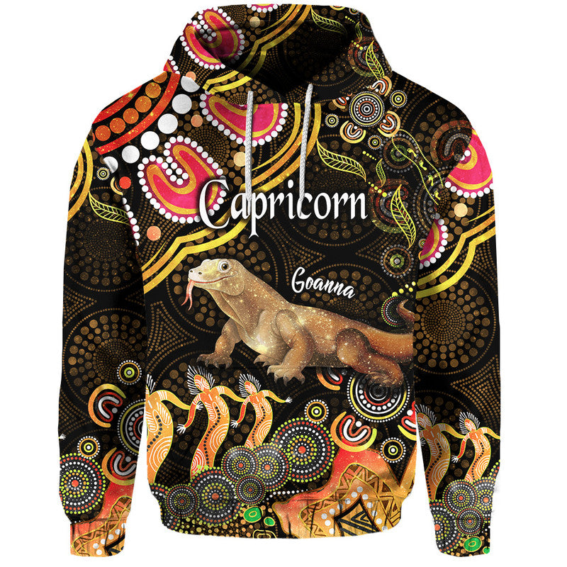 custom-personalised-australian-astrology-zip-up-and-pullover-hoodie-capricorn-goanna-zodiac-aboriginal-vibes-gold