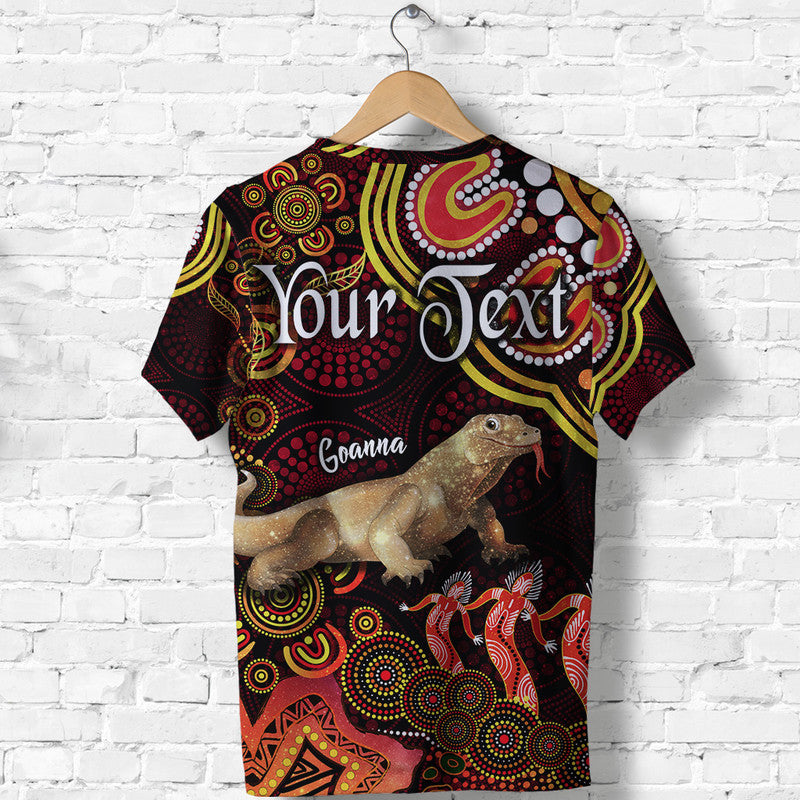 custom-personalised-australian-astrology-t-shirt-capricorn-goanna-zodiac-aboriginal-vibes-red