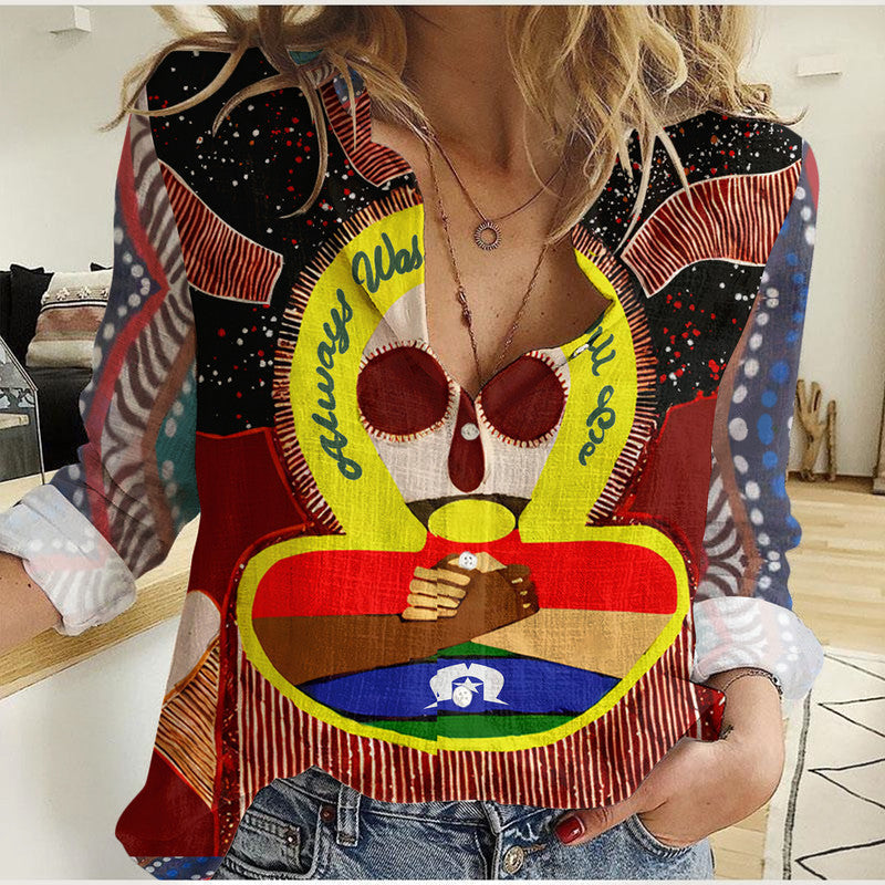 aboriginal-and-torres-strait-islander-women-casual-shirt-naidoc-style