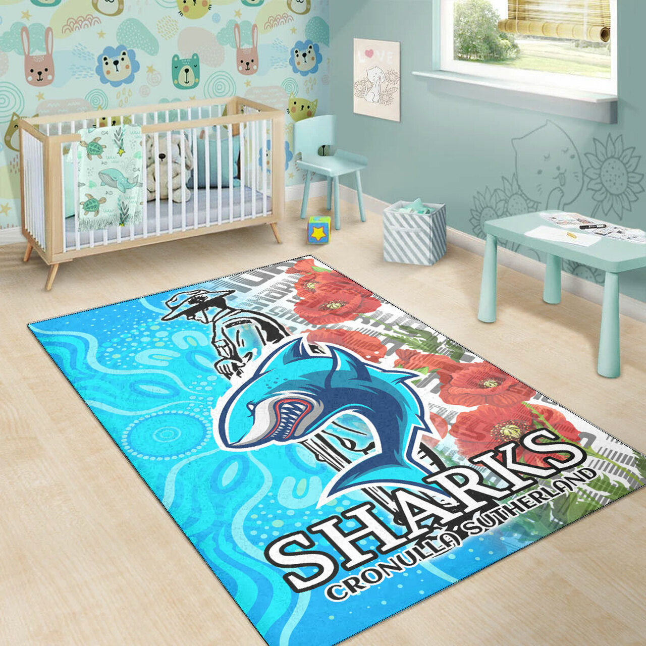 cronulla-sutherland-sharks-area-rug-anzac-cronulla-sutherland-sharks-sport-area-rug