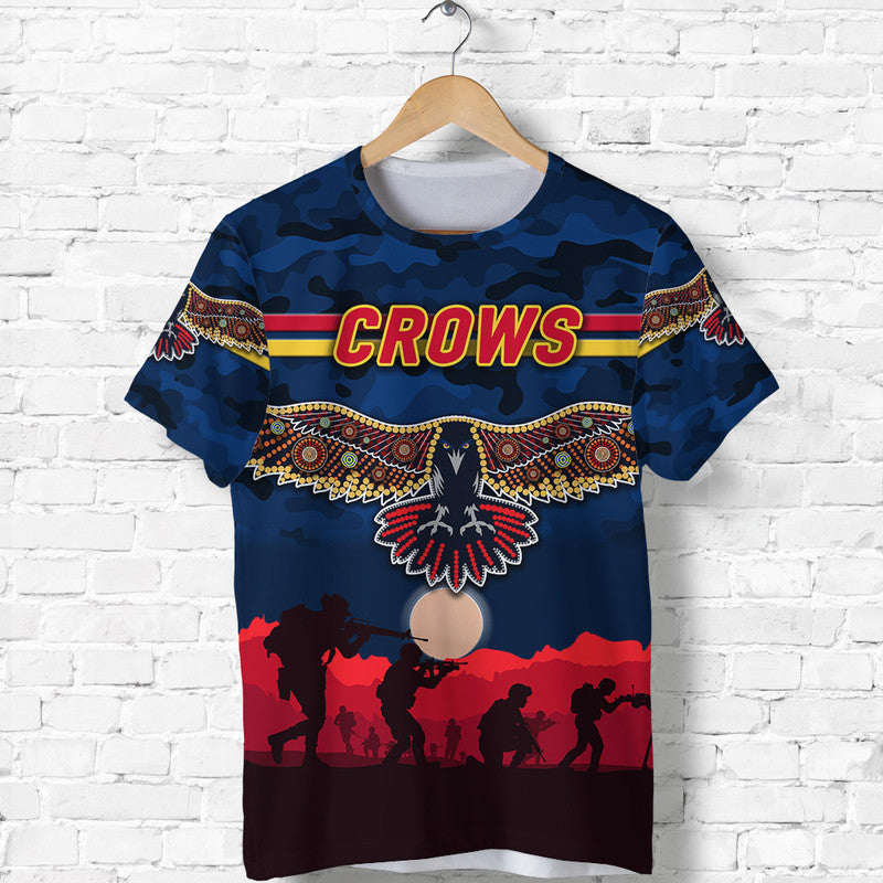 adelaide-crows-anzac-t-shirt-simple-style-navy-blue