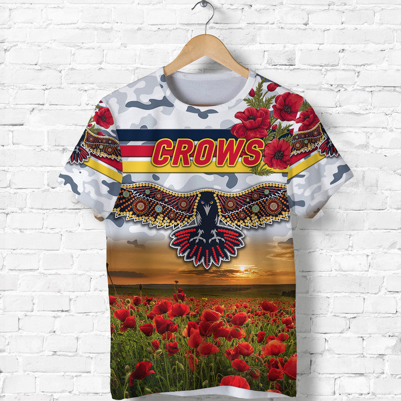 custom-personalised-adelaide-crows-anzac-t-shirt-poppy-vibes-white