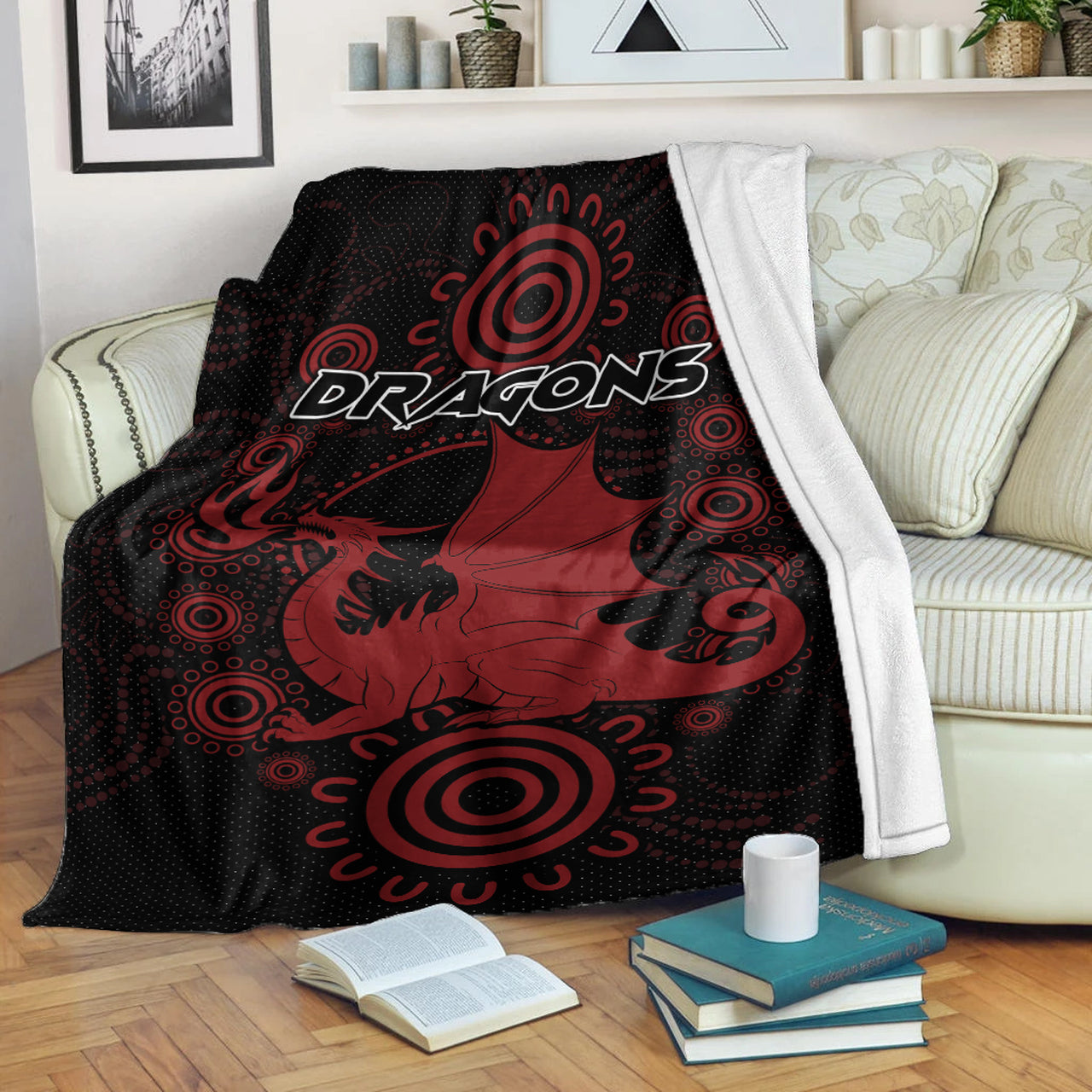 st-george-rugby-blanket-custom-indigenous-dragons-blanket