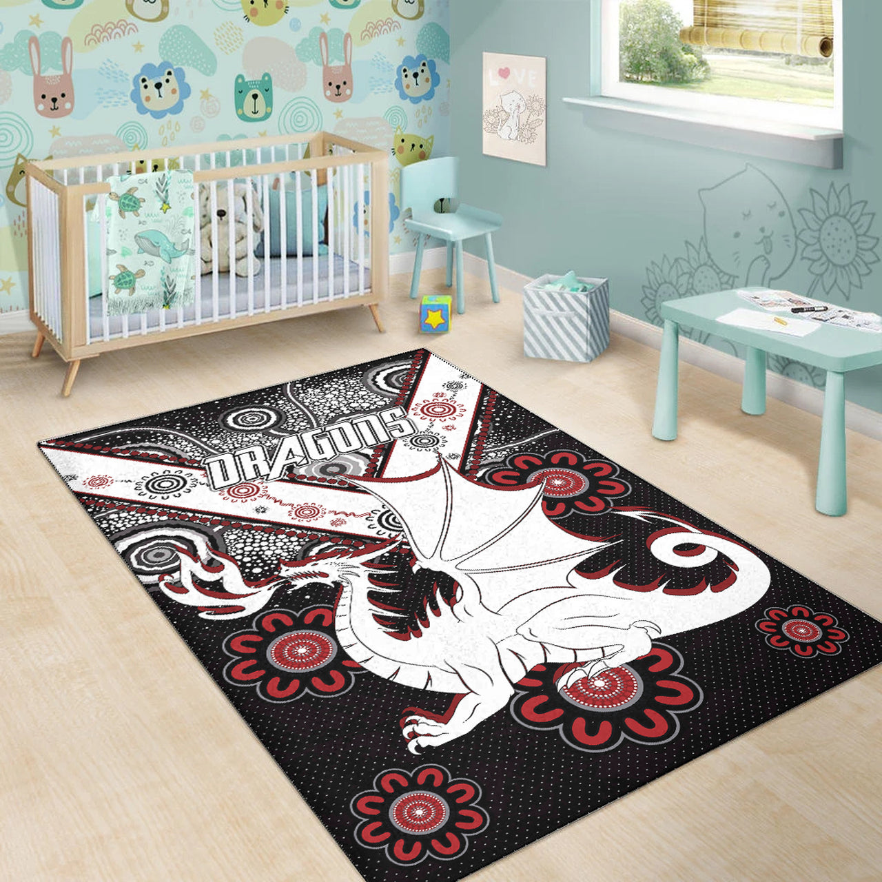 st-george-rugby-area-rug-custom-aboriginal-dragons-area-rug