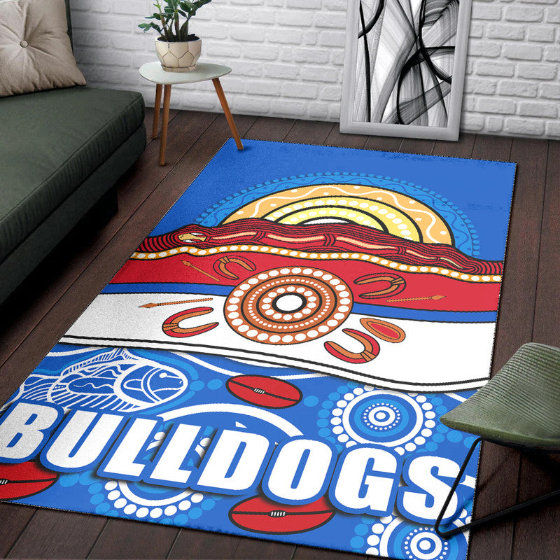 western-bulldogs-aboriginal-football-area-rug-simple-style