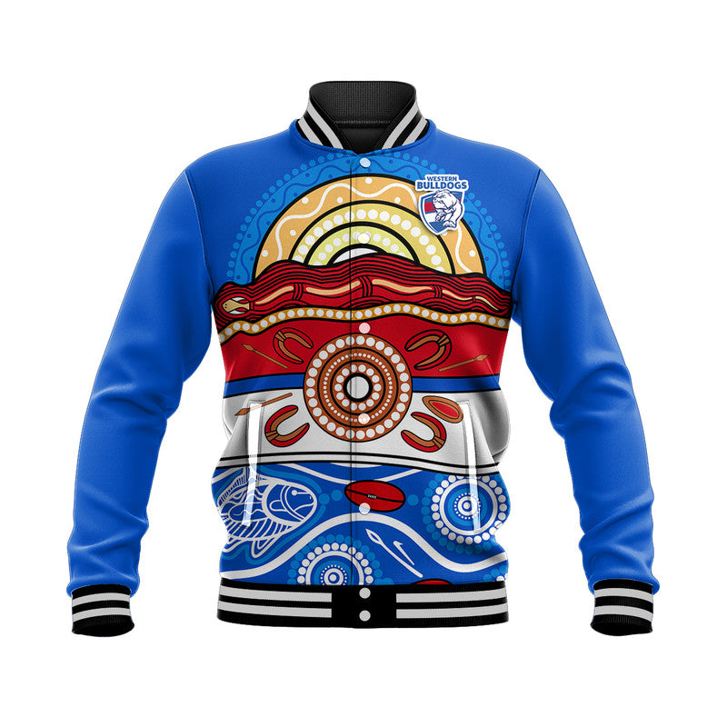 western-bulldogs-aboriginal-football-baseball-jacket-simple-style