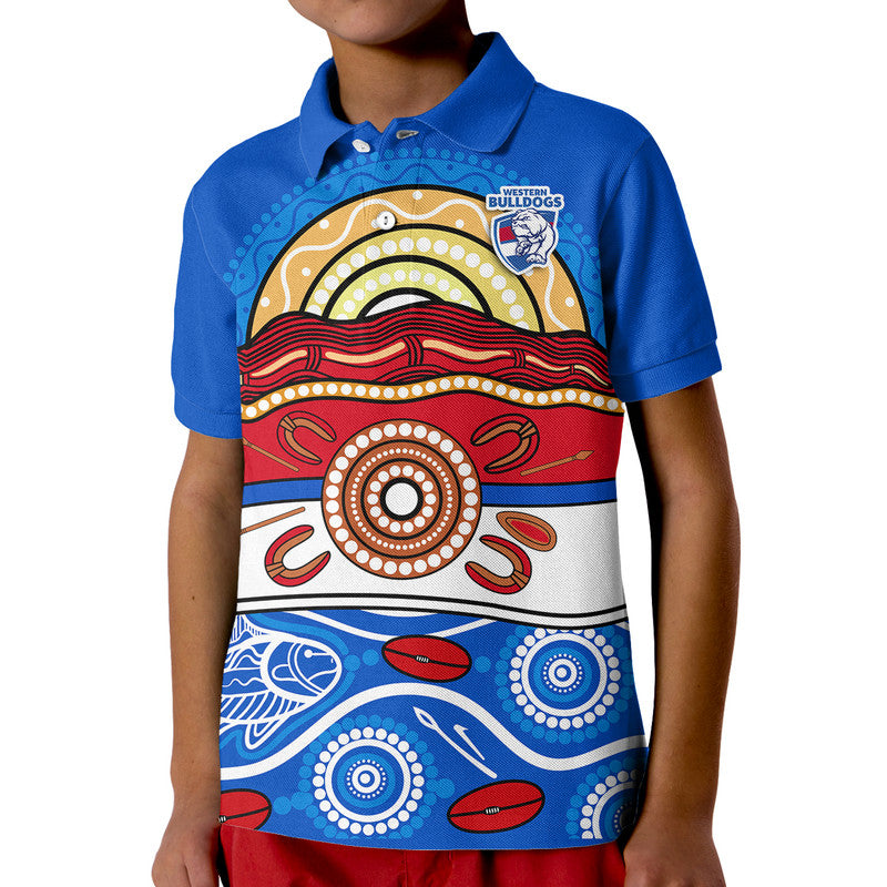 western-bulldogs-aboriginal-football-polo-shirt-simple-style