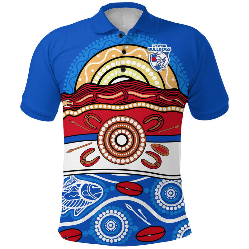 western-bulldogs-aboriginal-football-polo-shirt-simple-style