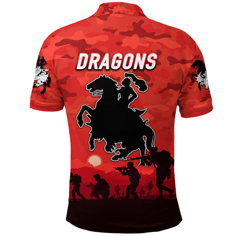 dragons-anzac-polo-shirt-simple-style-red