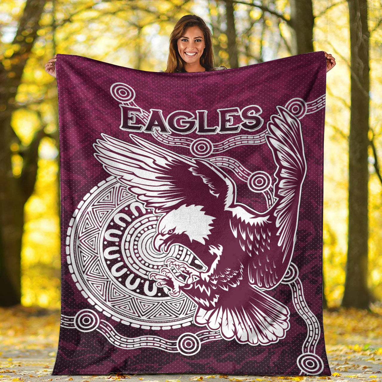 sea-eagles-rugby-blanket-custom-super-eagles-blanket