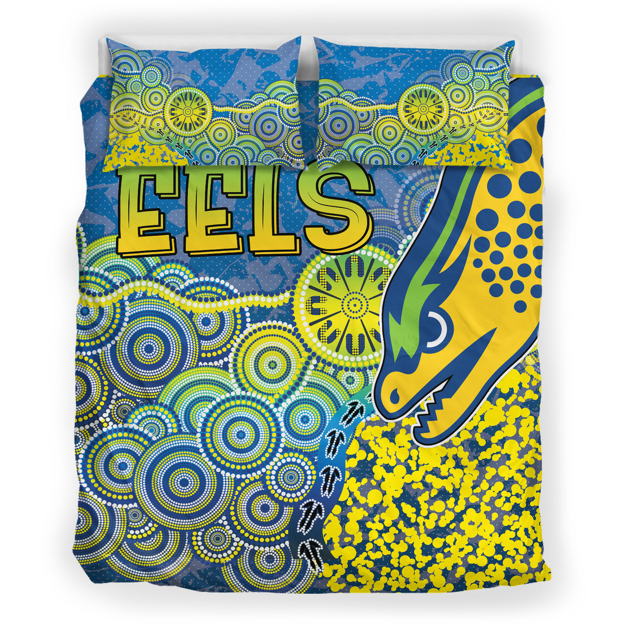 eels-rugby-bedding-set-custom-super-eels-bedding-set