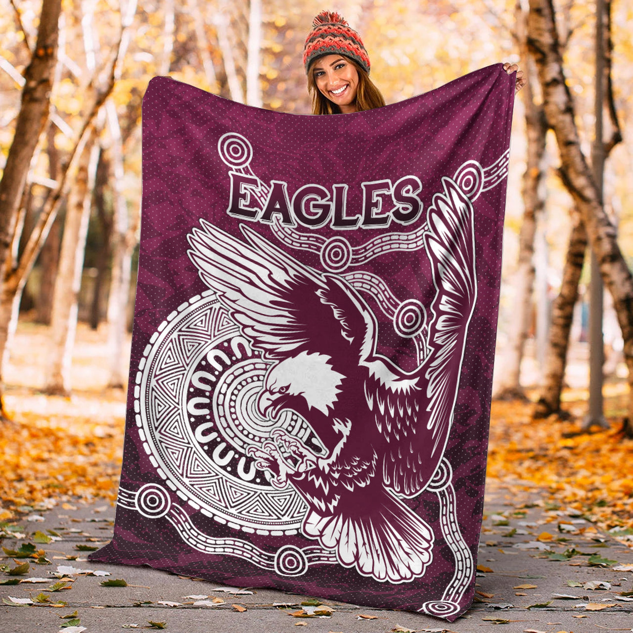 sea-eagles-rugby-blanket-custom-super-eagles-blanket