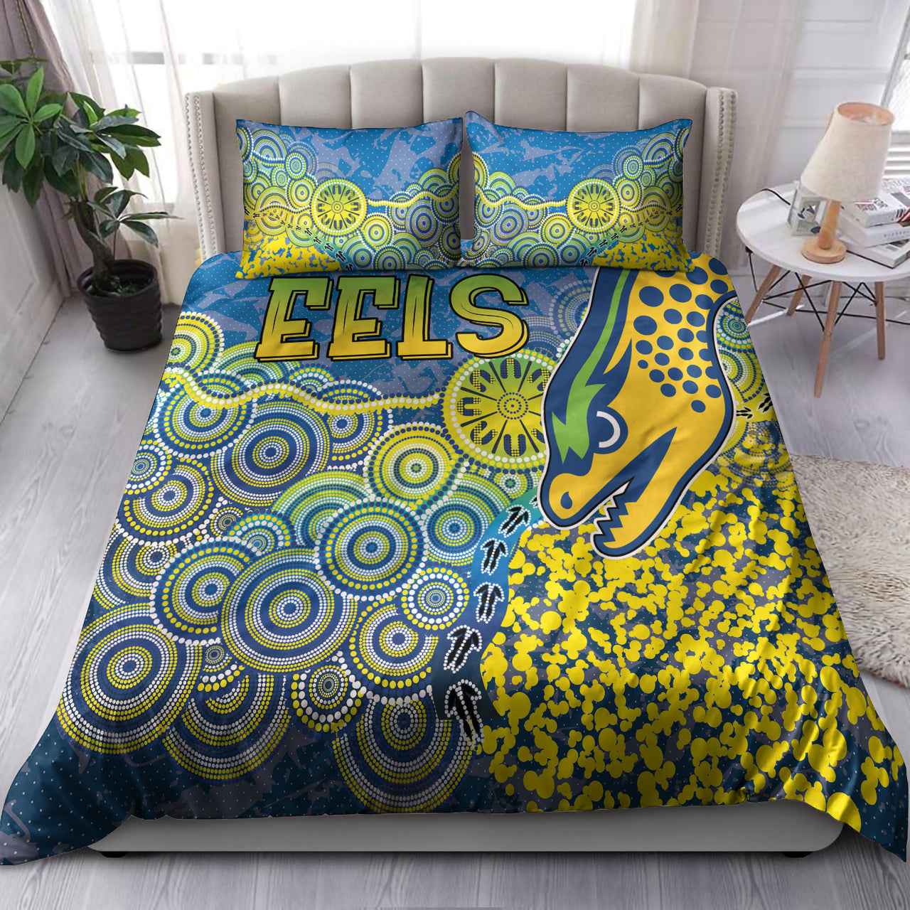 eels-rugby-bedding-set-custom-super-eels-bedding-set