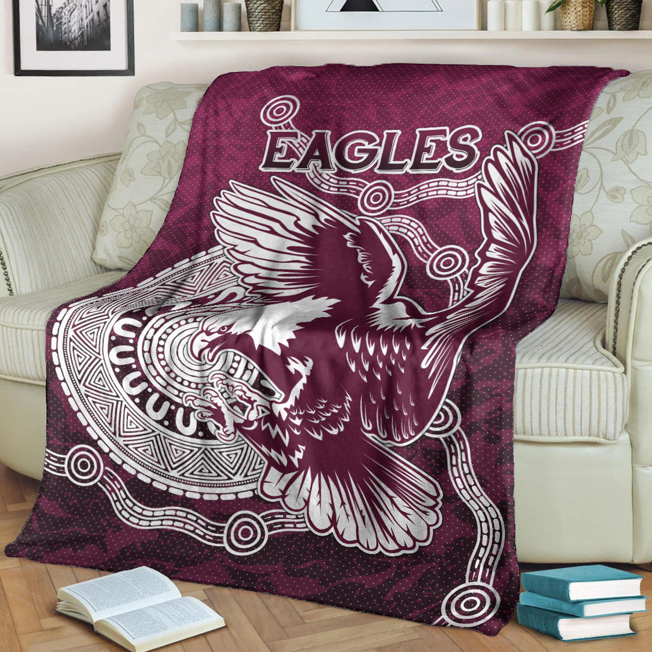 sea-eagles-rugby-blanket-custom-super-eagles-blanket