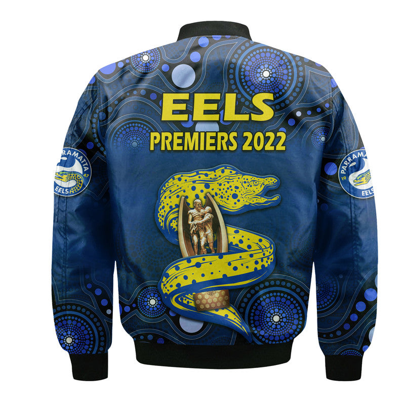 parramatta-eels-rugby-premiers-2022-baseball-jacket-eels-champion-aboriginal-dot-blue-style