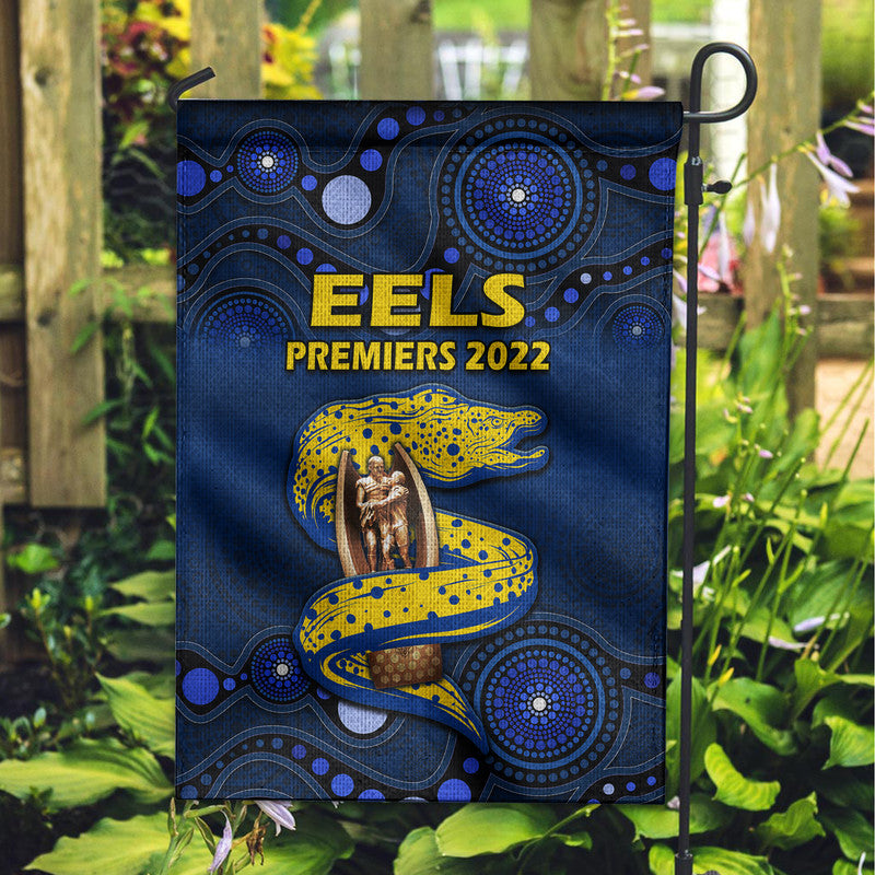 parramatta-eels-rugby-premiers-2022-flag-eels-champion-aboriginal-dot-blue-style