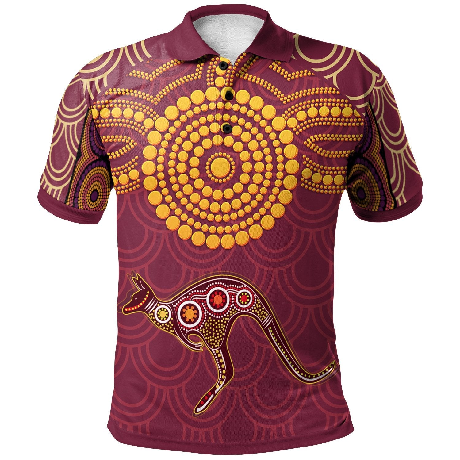 aboriginal-polo-shirt-aboriginal-kangaroo