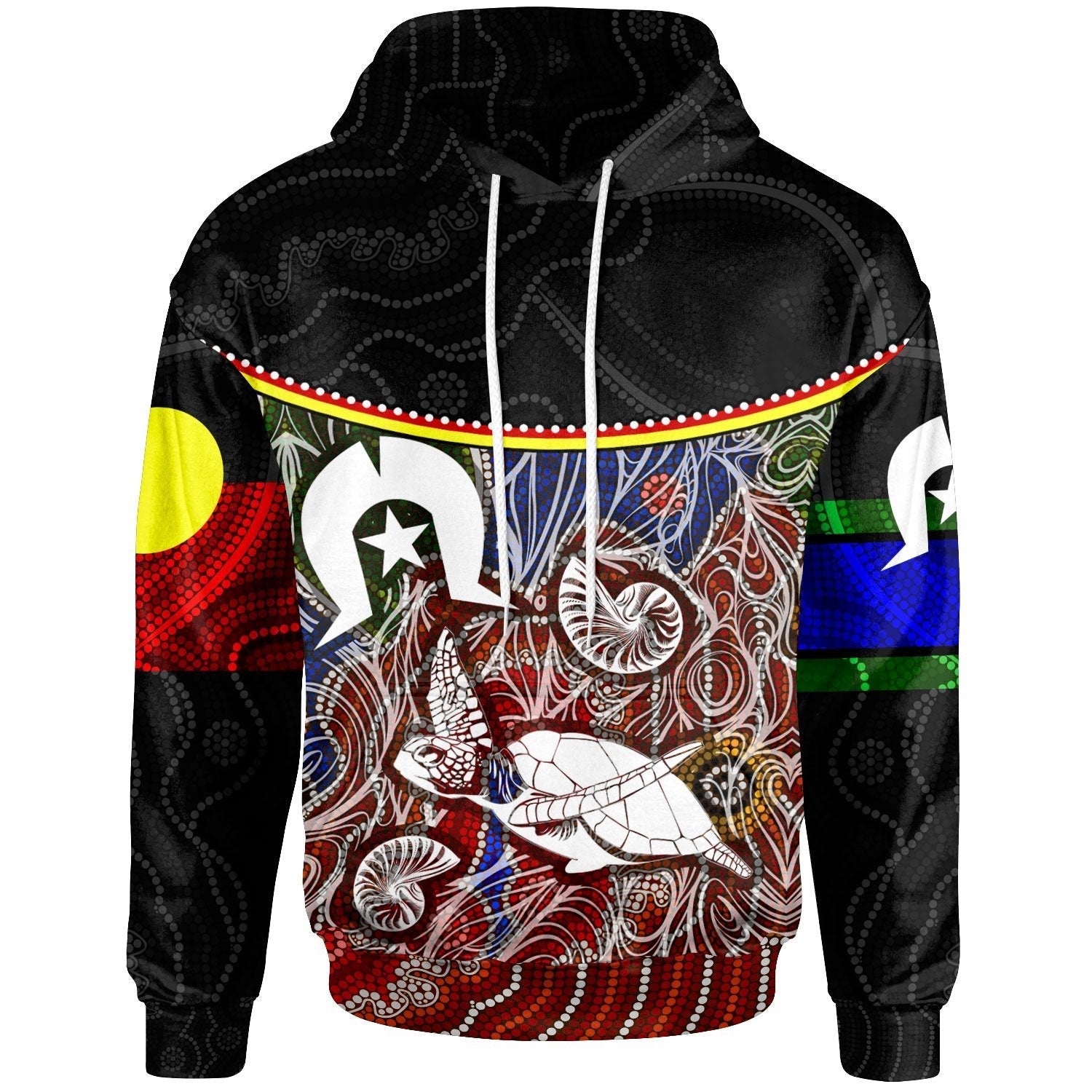 hoodie-aboriginal-dot-in-naidoc-week-style