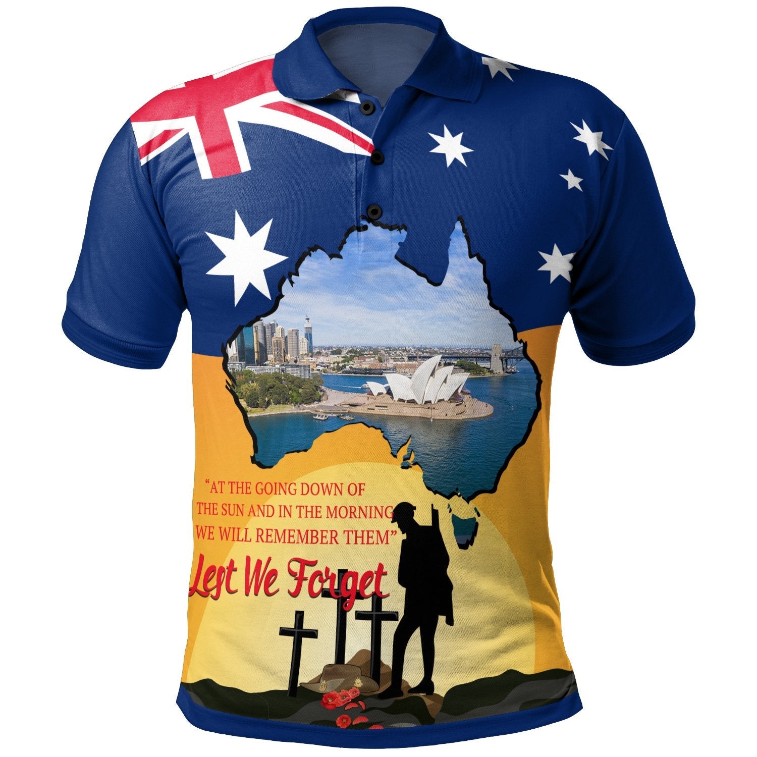 anzac-day-polo-shirts-todays-peace-is-yesterdays-sacrifice