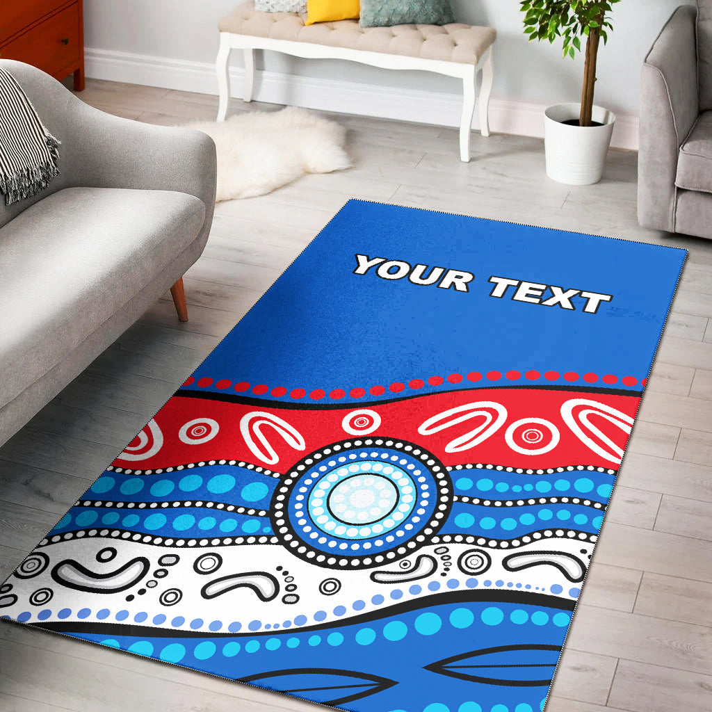 custom-personalised-bulldogs-indigenous-area-rug-western