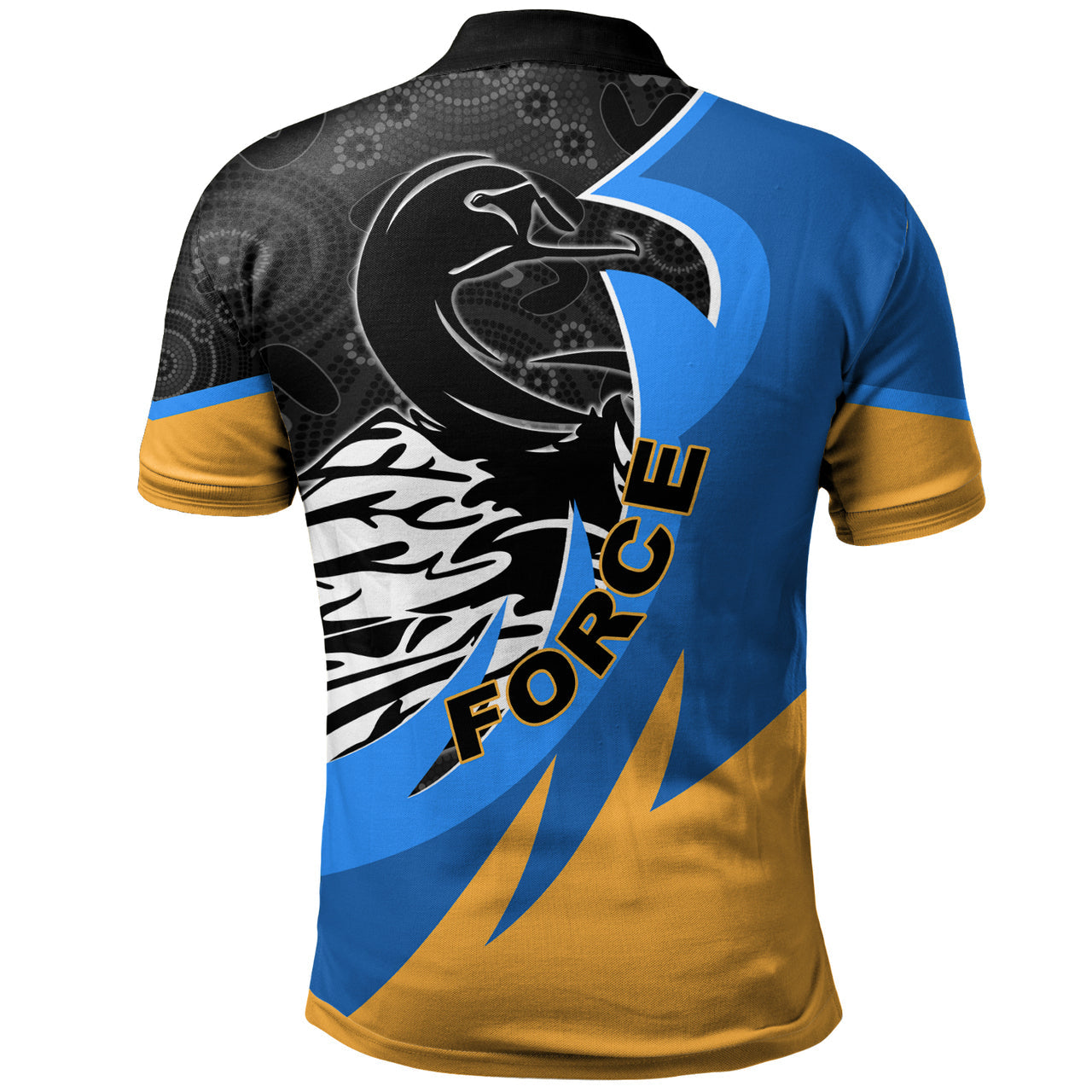 force-rugby-polo-shirt-custom-force-black-swans-mascot-polo-shirt