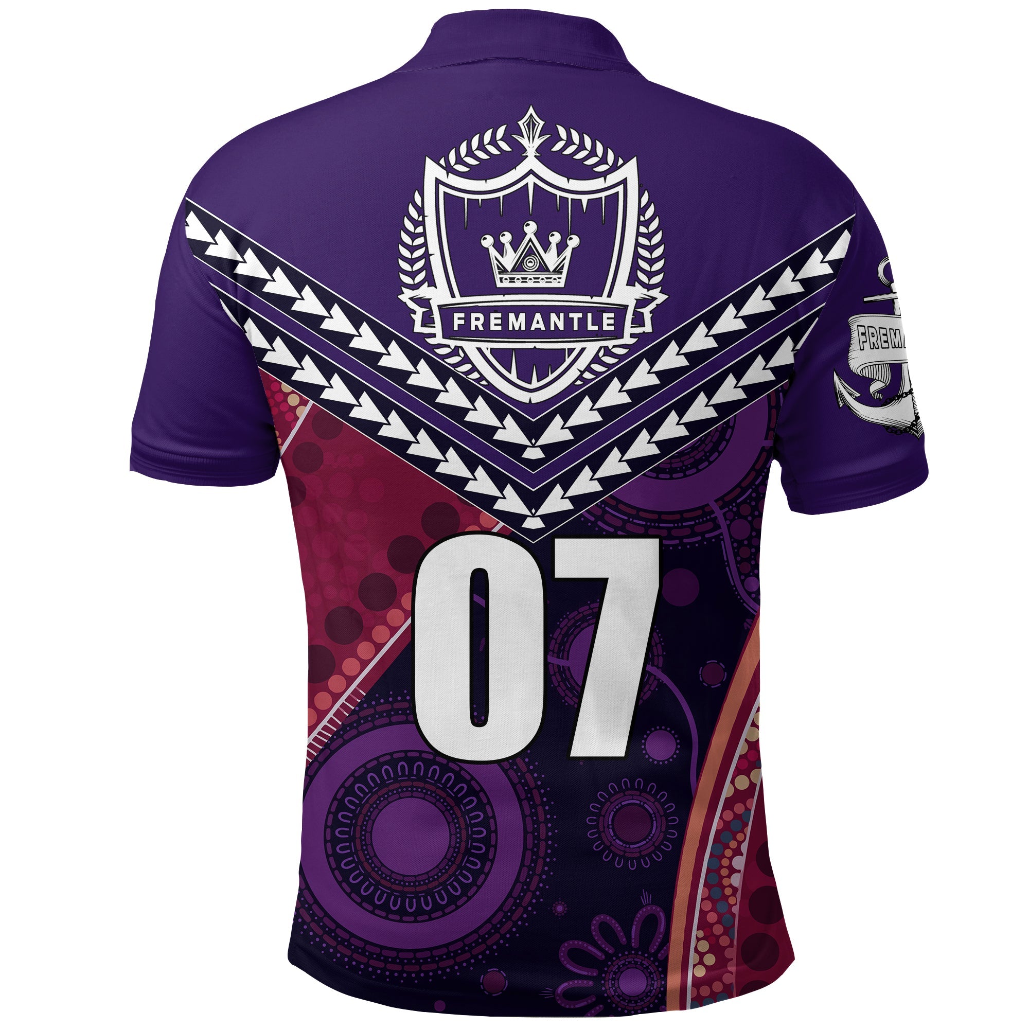 custom-personalised-fremantle-dockers-polo-shirt-aboriginal-mix-crimson-style