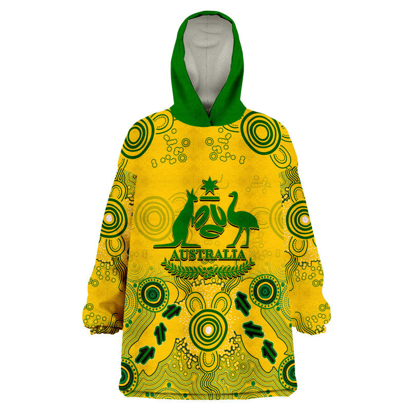 custom-personalised-and-number-australia-soccer-socceroos-wearable-blanket-hoodie-aboriginal-style