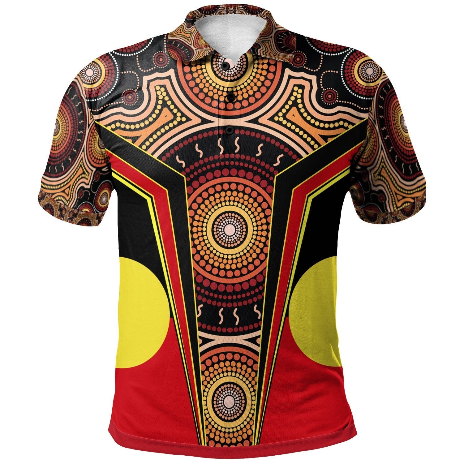 polo-shirt-aboriginal-with-dot-painting-art