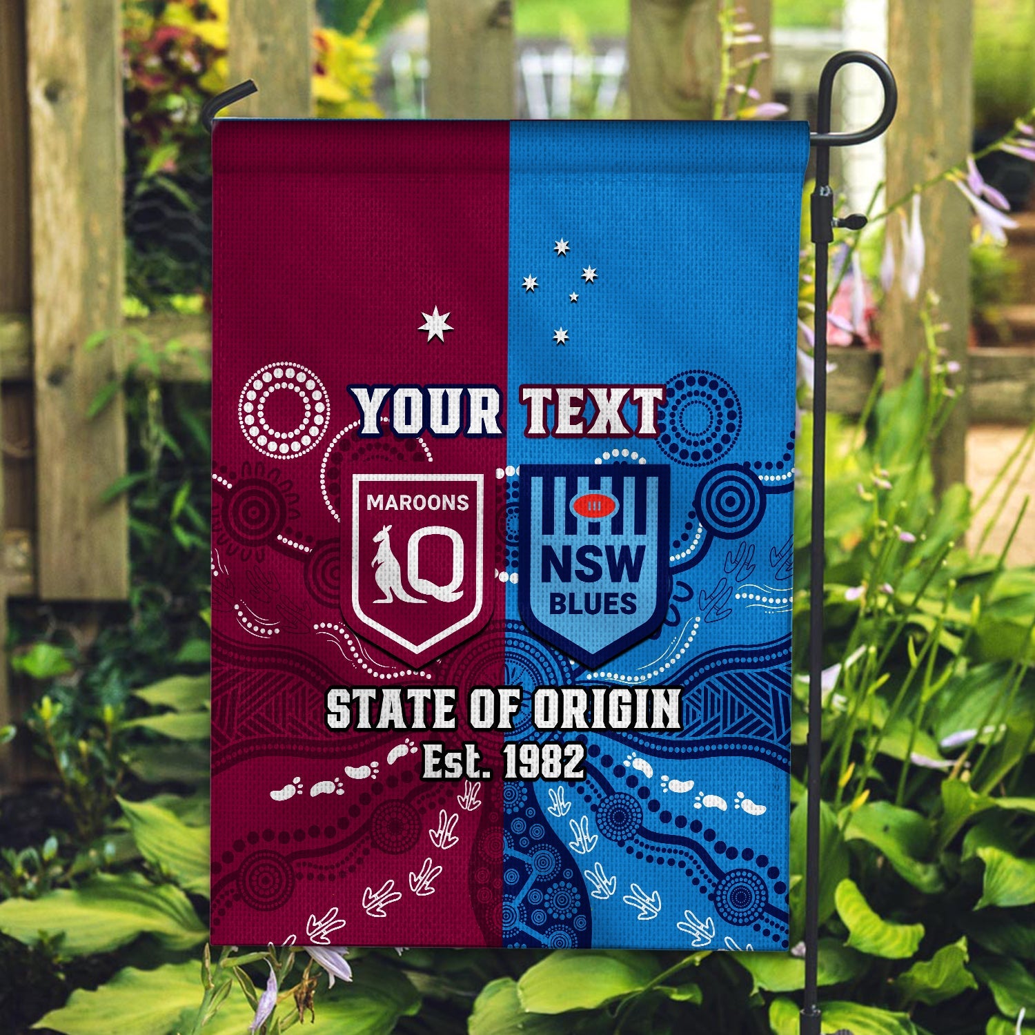 custom-personalised-qld-maroons-and-nsw-blues-rugby-flag-state-of-origin-indigenous