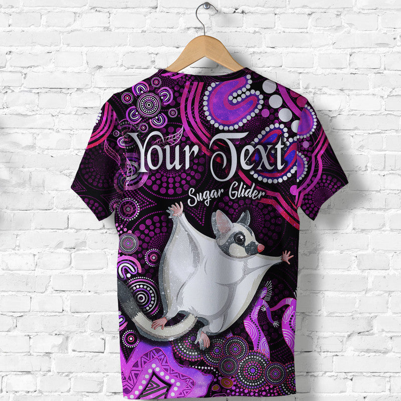 custom-personalised-australian-astrology-t-shirt-gemini-sugar-glider-zodiac-aboriginal-vibes-pink